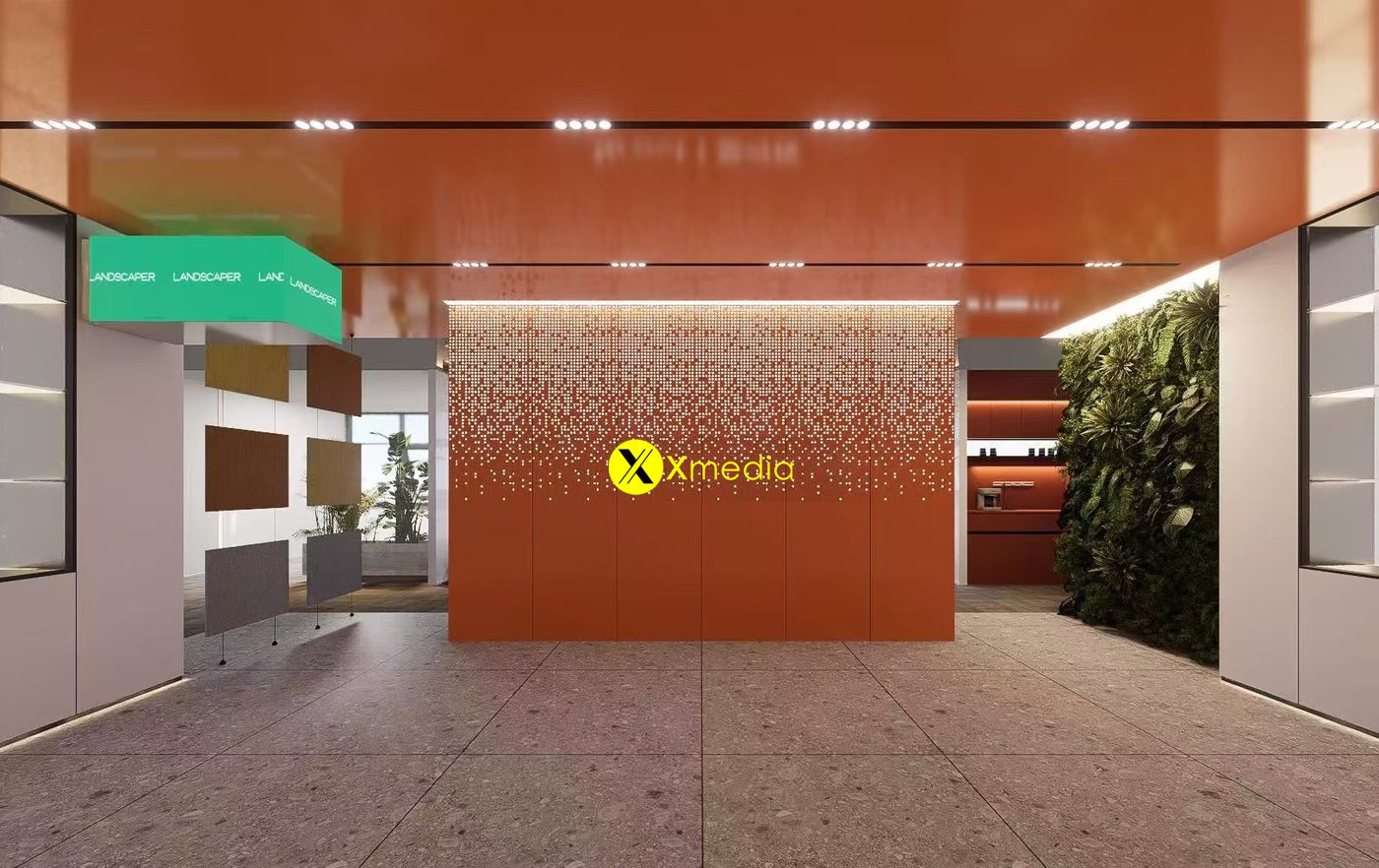 九源数科（广州）数字科技有限公司前台与品牌形象墙实景